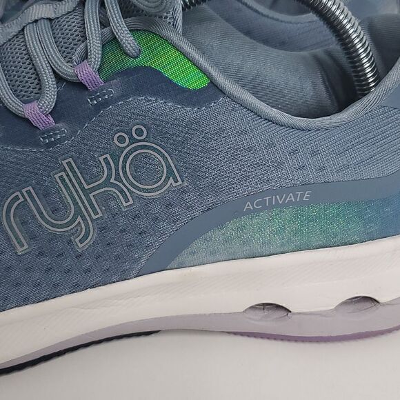 Ryka Activate Walking Shoe Citadel Blue Fabric Size 10M - Picture 4 of 12
